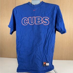 Chicago Cubs Nike Team T-Shirt Men’s Medium Blue MLB 2004 Genuine Merchandise